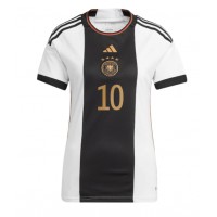 Nemecko Serge Gnabry #10 Domáci Ženy futbalový dres MS 2022 Krátky Rukáv